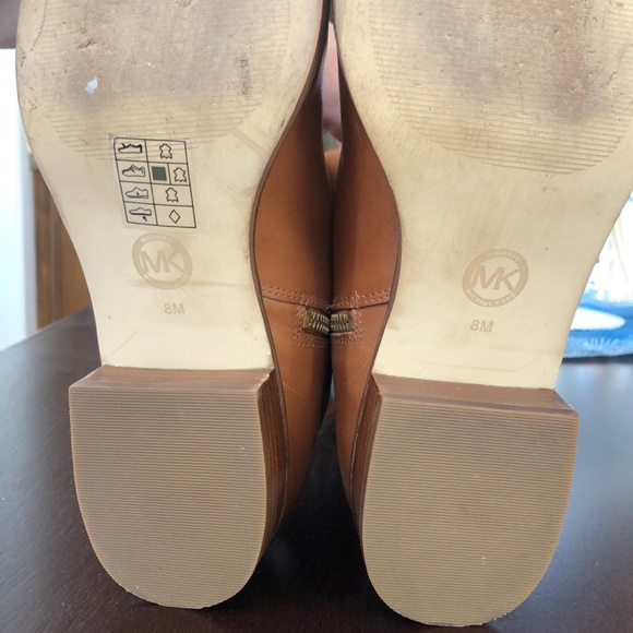 Michael Kors brown leather riding boots - Picture 2 of 2